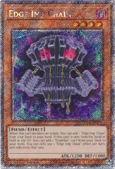 Image for Edge Imp Chain (Platinum Secret Rare) (RA04-EN014) (Quarter Century Stampede) (RA04) - YuGiOh