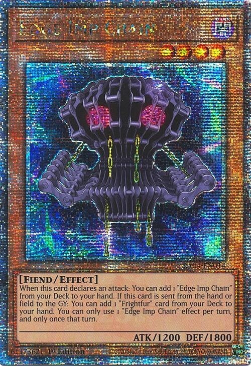 Image for Edge Imp Chain (Quarter Century Secret Rare) (RA04-EN014) (Quarter Century Stampede) (RA04) - YuGiOh