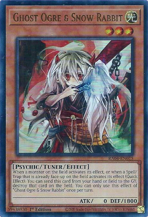 Image for Ghost Ogre & Snow Rabbit (UR) (RA04-EN015) (Quarter Century Stampede) (RA04) - YuGiOh