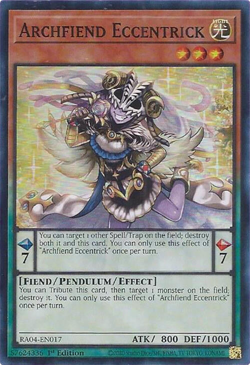 Image for Archfiend Eccentrick (RA04-EN017) (Quarter Century Stampede) (RA04) - YuGiOh