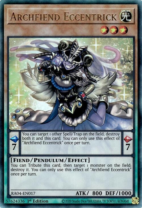 Image for Archfiend Eccentrick (PUR) (RA04-EN017) (Quarter Century Stampede) (RA04) - YuGiOh