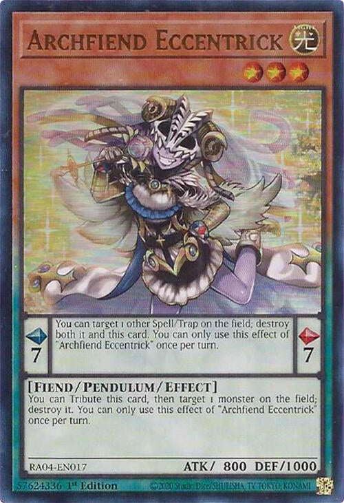 Image for Archfiend Eccentrick (UR) (RA04-EN017) (Quarter Century Stampede) (RA04) - YuGiOh