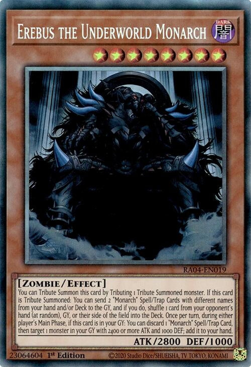 Image for Erebus the Underworld Monarch (PCR) (RA04-EN019) (Quarter Century Stampede) (RA04) - YuGiOh