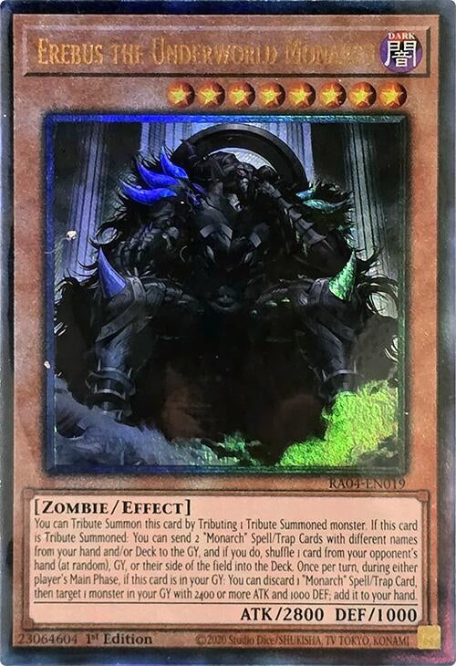 Image for Erebus the Underworld Monarch (PUR) (RA04-EN019) (Quarter Century Stampede) (RA04) - YuGiOh