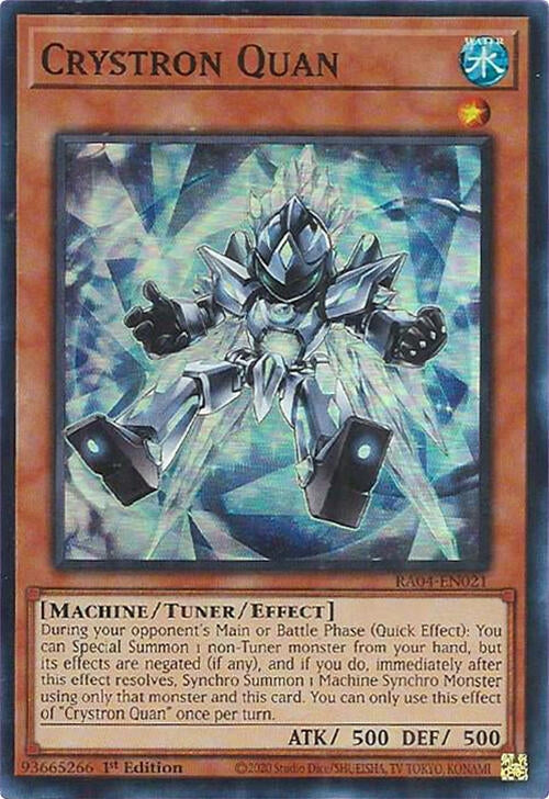 Image for Crystron Quan (RA04-EN021) (Quarter Century Stampede) (RA04) - YuGiOh
