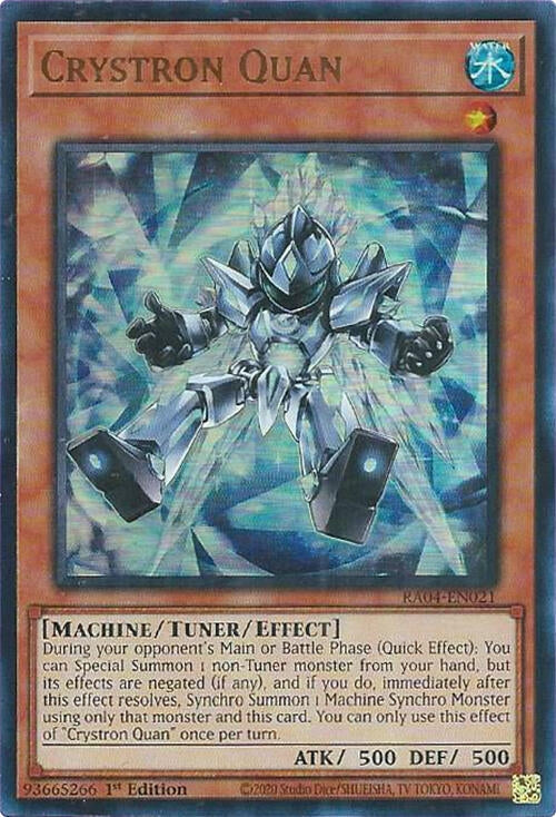 Image for Crystron Quan (UR) (RA04-EN021) (Quarter Century Stampede) (RA04) - YuGiOh