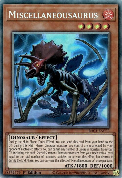 Image for Miscellaneousaurus (PCR) (RA04-EN022) (Quarter Century Stampede) (RA04) - YuGiOh