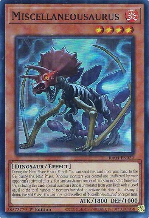 Image for Miscellaneousaurus (RA04-EN022) (Quarter Century Stampede) (RA04) - YuGiOh