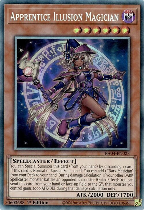 Image for Apprentice Illusion Magician (PCR) (RA04-EN023) (Quarter Century Stampede) (RA04) - YuGiOh