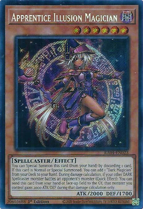 Image for Apprentice Illusion Magician (Secret Rare) (RA04-EN023) (Quarter Century Stampede) (RA04) - YuGiOh