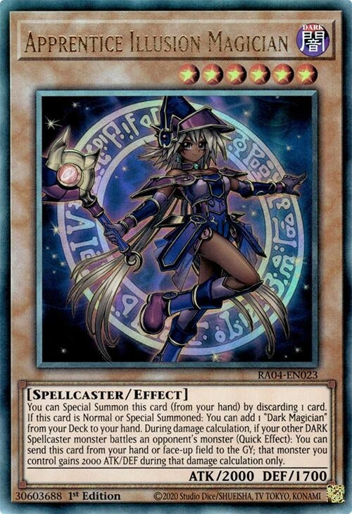 Image for Apprentice Illusion Magician (PUR) (RA04-EN023) (Quarter Century Stampede) (RA04) - YuGiOh