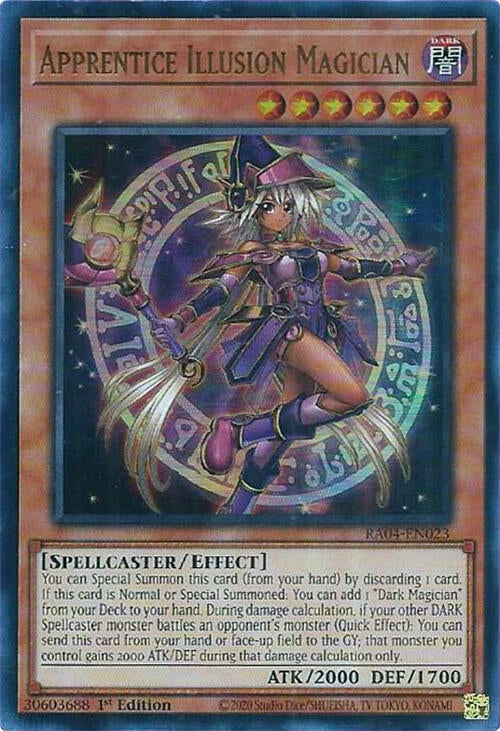 Image for Apprentice Illusion Magician (UR) (RA04-EN023) (Quarter Century Stampede) (RA04) - YuGiOh