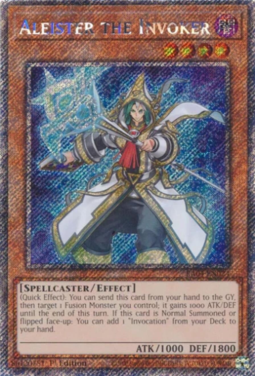 Image for Aleister the Invoker (Alternate Art) (Platinum Secret Rare) (RA04-EN024) (Quarter Century Stampede) (RA04) - YuGiOh