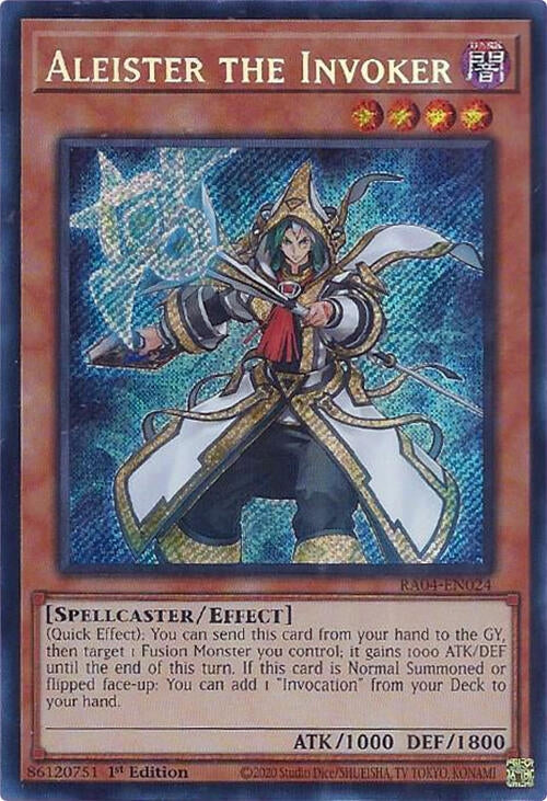 Image for Aleister the Invoker (Alternate Art) (Secret Rare) (RA04-EN024) (Quarter Century Stampede) (RA04) - YuGiOh