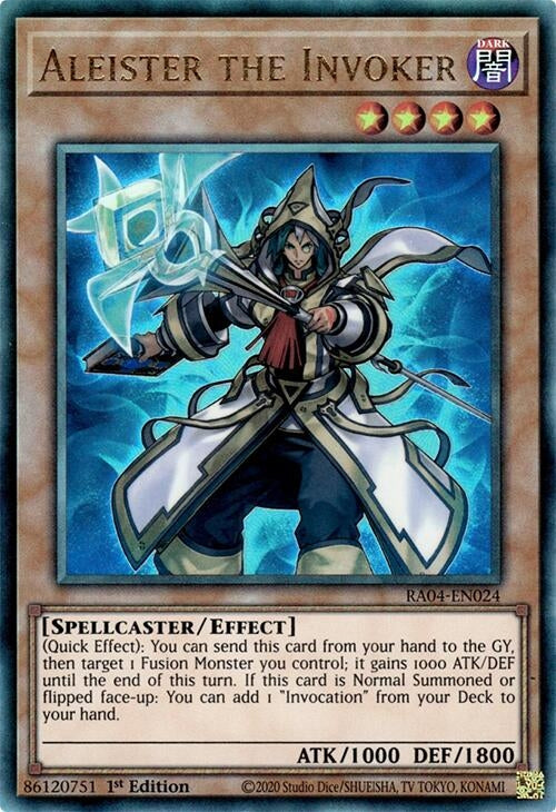 Image for Aleister the Invoker (Alternate Art) (PUR) (RA04-EN024) (Quarter Century Stampede) (RA04) - YuGiOh