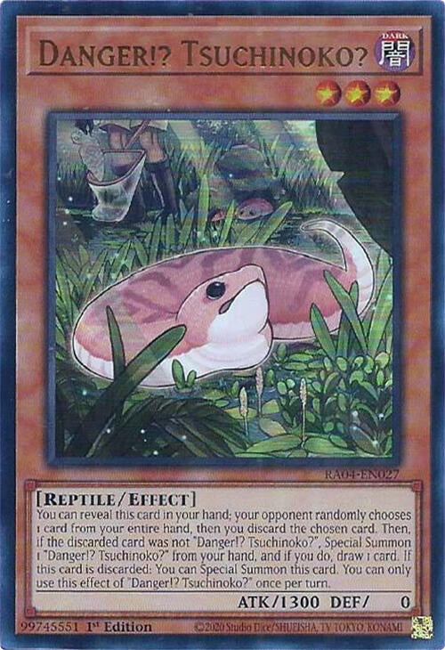 Image for Danger!? Tsuchinoko? (UR) (RA04-EN027) (Quarter Century Stampede) (RA04) - YuGiOh