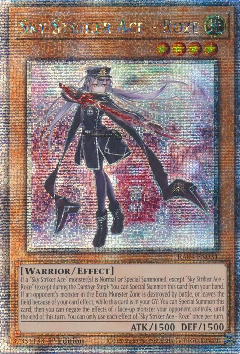 Image for Sky Striker Ace - Roze (Quarter Century Secret Rare) (RA04-EN031) (Quarter Century Stampede) (RA04) - YuGiOh
