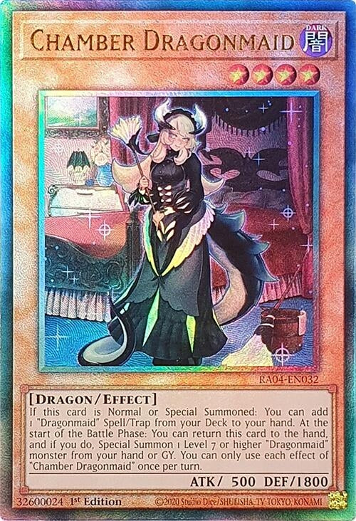 Image for Chamber Dragonmaid (PUR) (RA04-EN032) (Quarter Century Stampede) (RA04) - YuGiOh