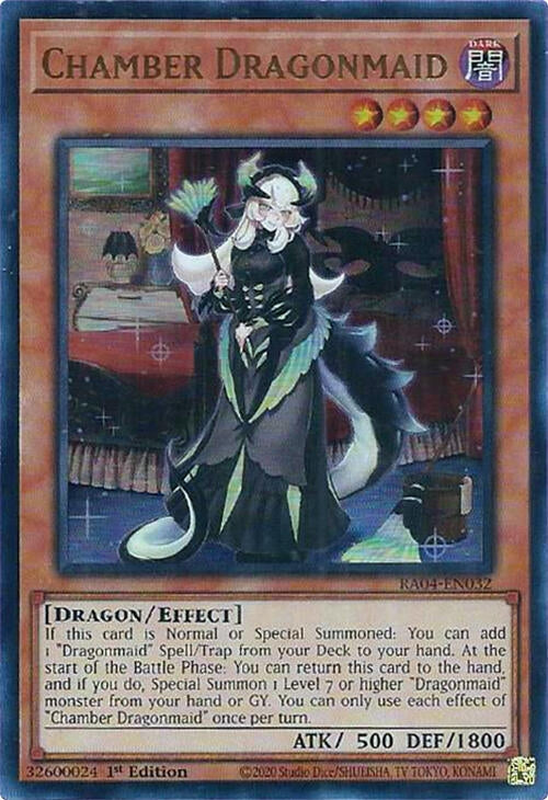 Image for Chamber Dragonmaid (UR) (RA04-EN032) (Quarter Century Stampede) (RA04) - YuGiOh