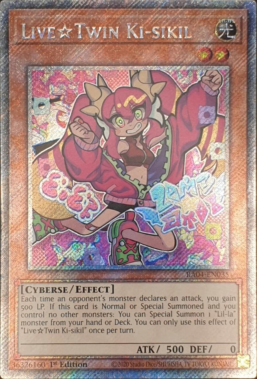 Image for Live Twin Ki-sikil (Platinum Secret Rare) (RA04-EN035) (Quarter Century Stampede) (RA04) - YuGiOh