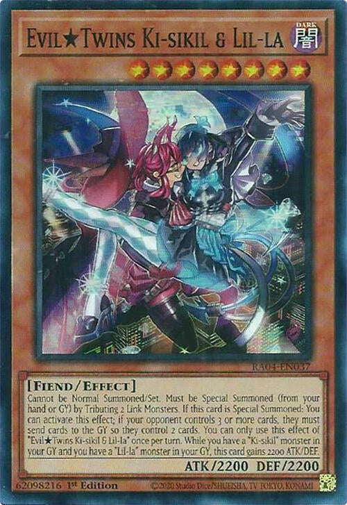 Image for Evil Twins Ki-sikil & Lil-la (RA04-EN037) (Quarter Century Stampede) (RA04) - YuGiOh