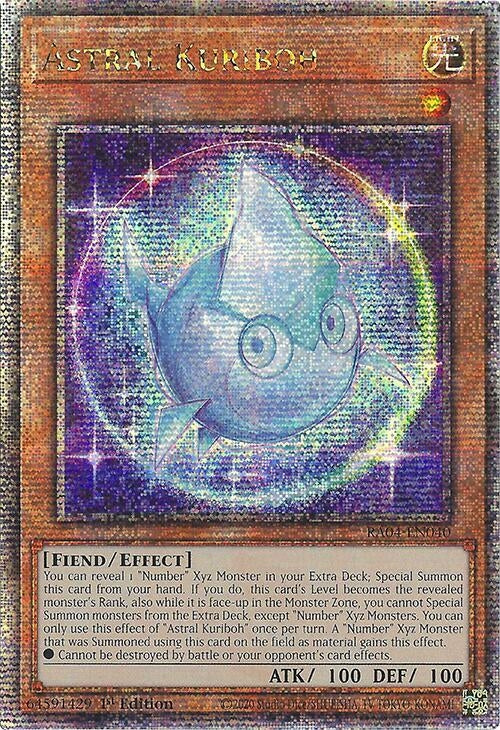 Image for Astral Kuriboh (Quarter Century Secret Rare) (RA04-EN040) (Quarter Century Stampede) (RA04) - YuGiOh