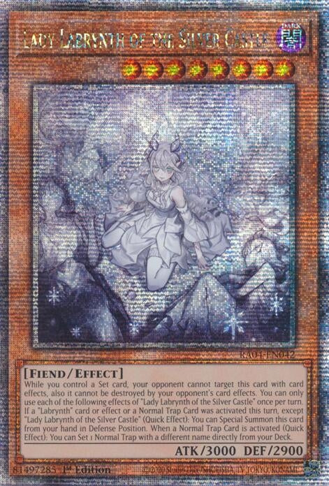Image for Lady Labrynth of the Silver Castle (New Art) (Quarter Century Secret Rare) (RA04-EN042) (Quarter Century Stampede) (RA04) - YuGiOh