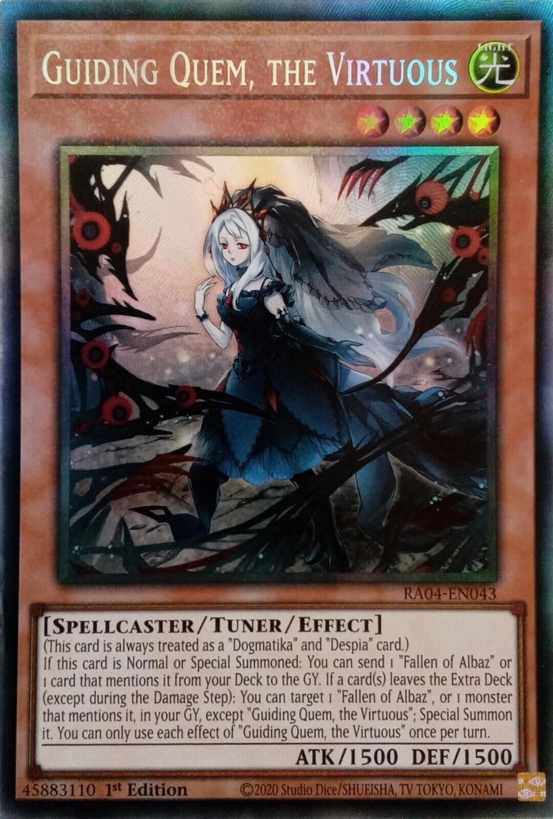 Image for Guiding Quem, the Virtuous (PCR) (RA04-EN043) (Quarter Century Stampede) (RA04) - YuGiOh