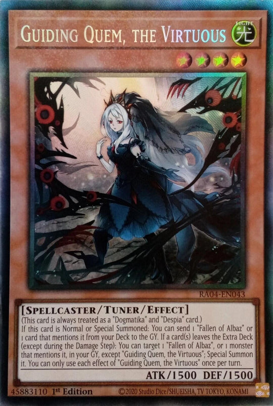 Image for Guiding Quem, the Virtuous (PCR) (RA04-EN043) (Quarter Century Stampede) (RA04) - YuGiOh