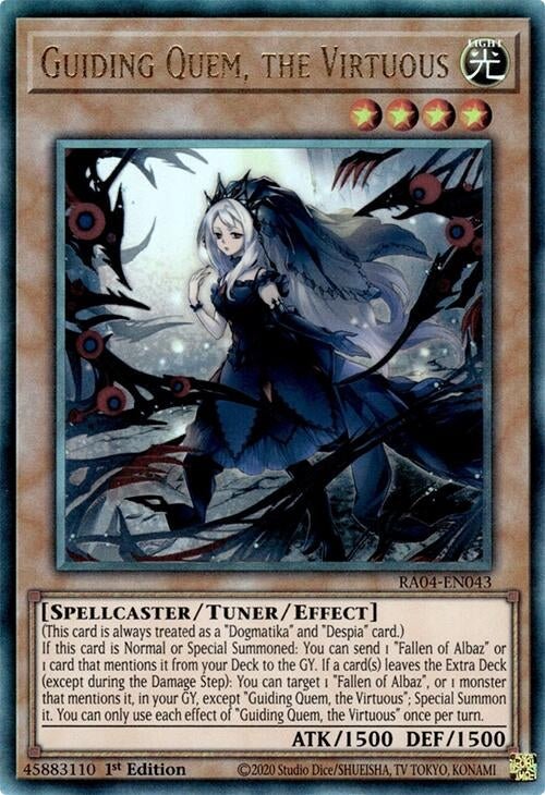 Image for Guiding Quem, the Virtuous (PUR) (RA04-EN043) (Quarter Century Stampede) (RA04) - YuGiOh
