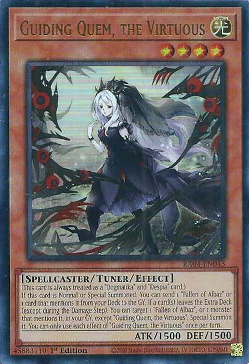 Image for Guiding Quem, the Virtuous (UR) (RA04-EN043) (Quarter Century Stampede) (RA04) - YuGiOh