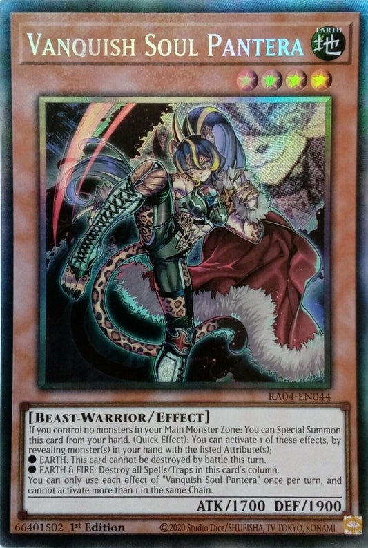 Image for Vanquish Soul Pantera (PCR) (RA04-EN044) (Quarter Century Stampede) (RA04) - YuGiOh