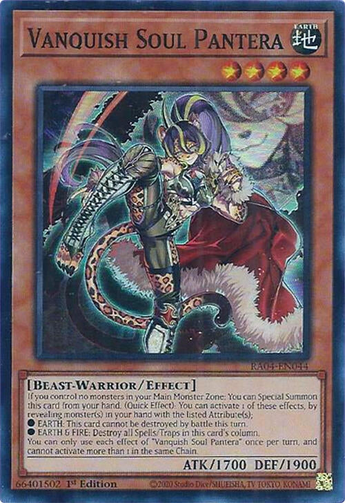 Image for Vanquish Soul Pantera (RA04-EN044) (Quarter Century Stampede) (RA04) - YuGiOh