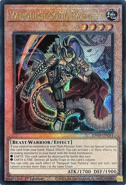 Image for Vanquish Soul Pantera (PUR) (RA04-EN044) (Quarter Century Stampede) (RA04) - YuGiOh