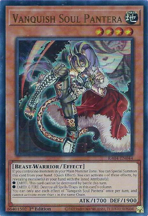 Image for Vanquish Soul Pantera (UR) (RA04-EN044) (Quarter Century Stampede) (RA04) - YuGiOh