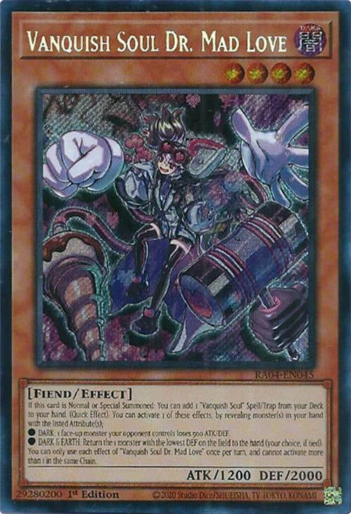 Image for Vanquish Soul Dr. Mad Love (Secret Rare) (RA04-EN045) (Quarter Century Stampede) (RA04) - YuGiOh