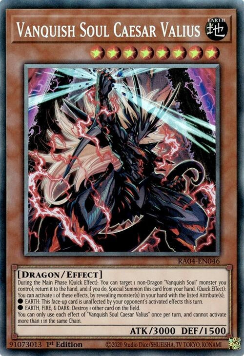 Image for Vanquish Soul Caesar Valius (PCR) (RA04-EN046) (Quarter Century Stampede) (RA04) - YuGiOh