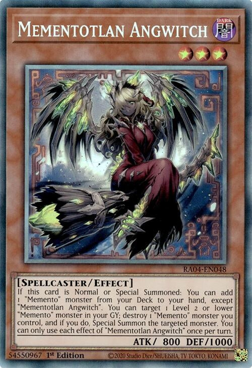 Image for Mementotlan Angwitch (PCR) (RA04-EN048) (Quarter Century Stampede) (RA04) - YuGiOh