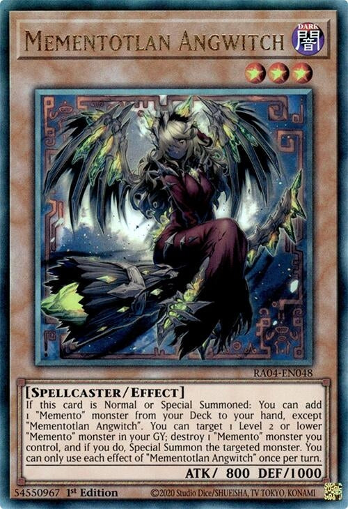 Image for Mementotlan Angwitch (PUR) (RA04-EN048) (Quarter Century Stampede) (RA04) - YuGiOh
