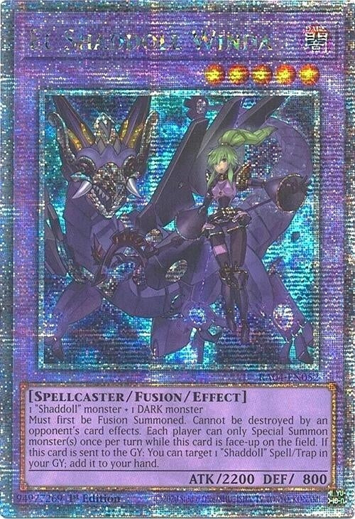 Image for El Shaddoll Winda (Alternate Art) (Quarter Century Secret Rare) (RA04-EN052) (Quarter Century Stampede) (RA04) - YuGiOh