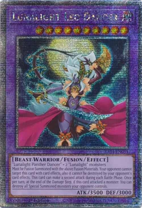 Image for Lunalight Leo Dancer (Quarter Century Secret Rare) (RA04-EN053) (Quarter Century Stampede) (RA04) - YuGiOh