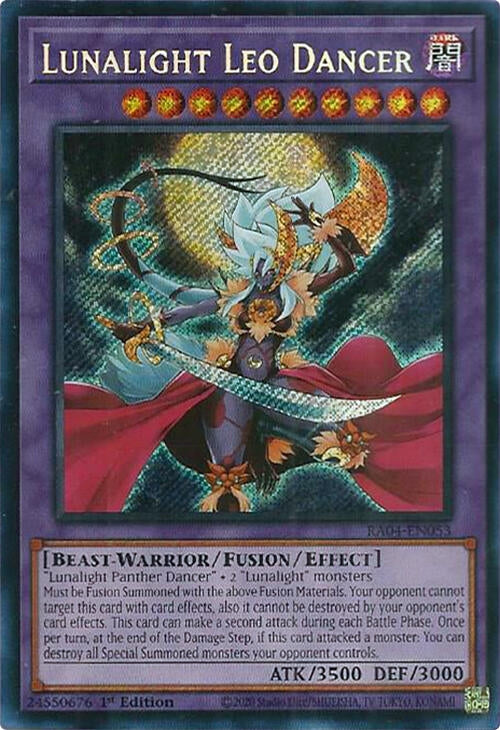 Image for Lunalight Leo Dancer (Secret Rare) (RA04-EN053) (Quarter Century Stampede) (RA04) - YuGiOh