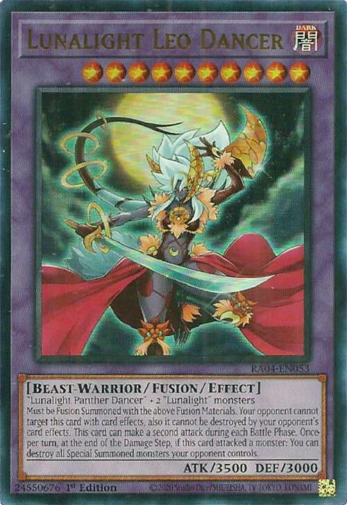 Image for Lunalight Leo Dancer (UR) (RA04-EN053) (Quarter Century Stampede) (RA04) - YuGiOh