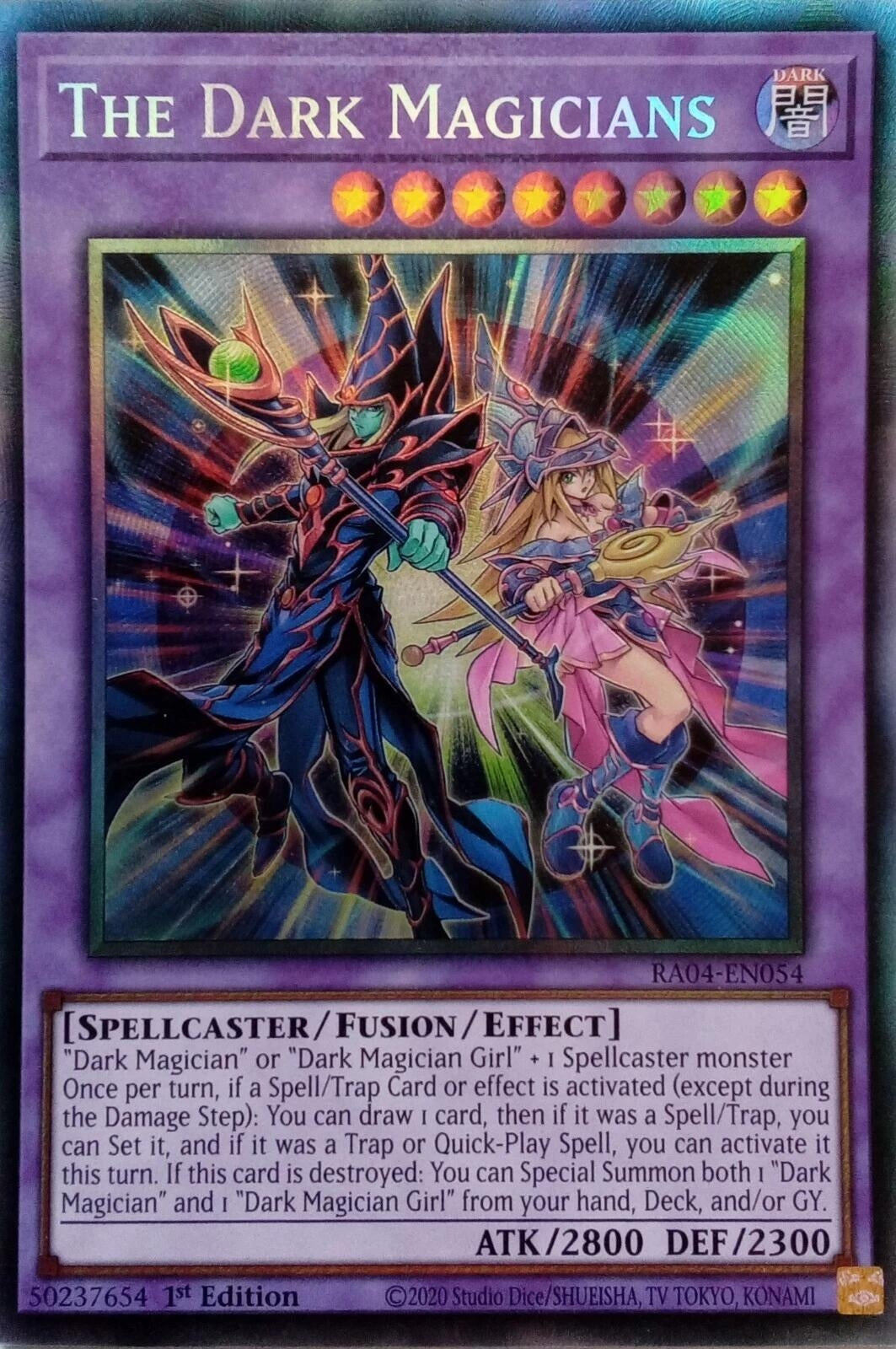 Image for The Dark Magicians (PCR) (RA04-EN054) (Quarter Century Stampede) (RA04) - YuGiOh
