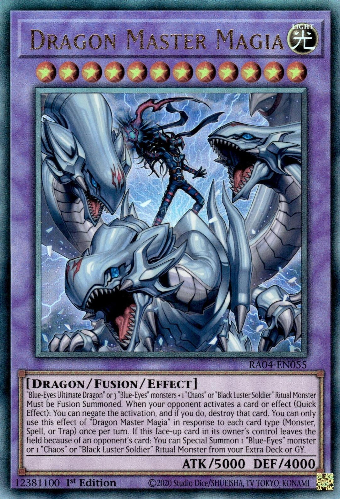Image for Dragon Master Magia (PUR) (RA04-EN055) (Quarter Century Stampede) (RA04) - YuGiOh