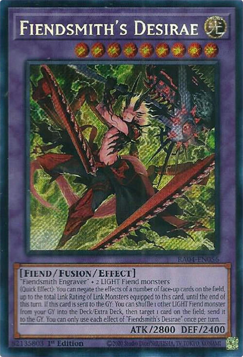 Image for Fiendsmith's Desirae (Secret Rare) (RA04-EN056) (Quarter Century Stampede) (RA04) - YuGiOh
