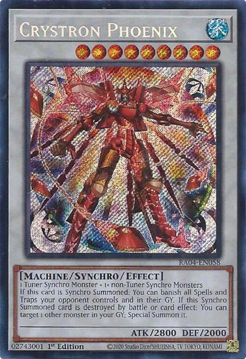 Image for Crystron Phoenix (Secret Rare) (RA04-EN058) (Quarter Century Stampede) (RA04) - YuGiOh