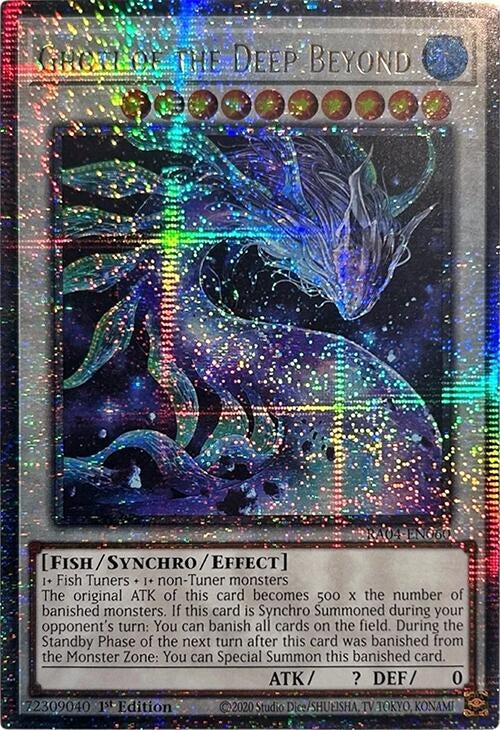 Image for Ghoti of the Deep Beyond (Quarter Century Secret Rare) (RA04-EN060) (Quarter Century Stampede) (RA04) - YuGiOh
