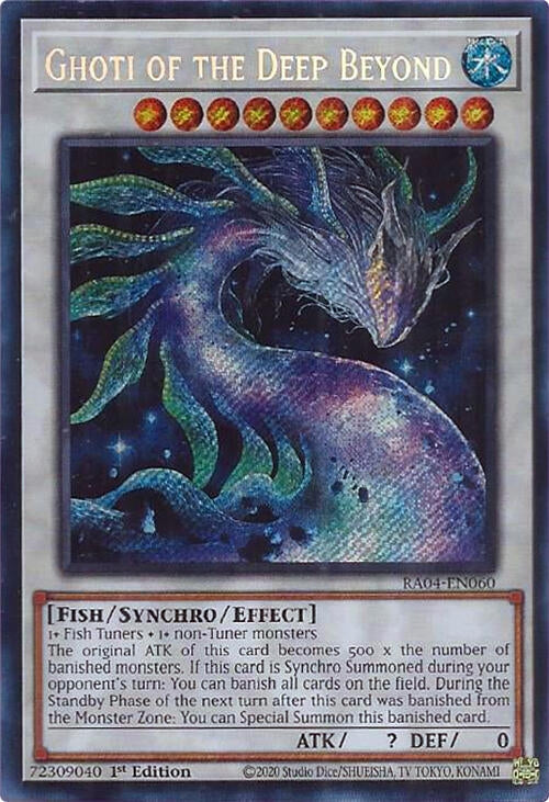 Image for Ghoti of the Deep Beyond (Secret Rare) (RA04-EN060) (Quarter Century Stampede) (RA04) - YuGiOh