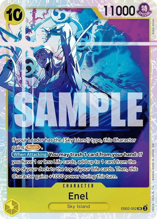 Image for Enel (EB02-052) (Extra Booster: Anime 25th Collection) - One Piece Card Game